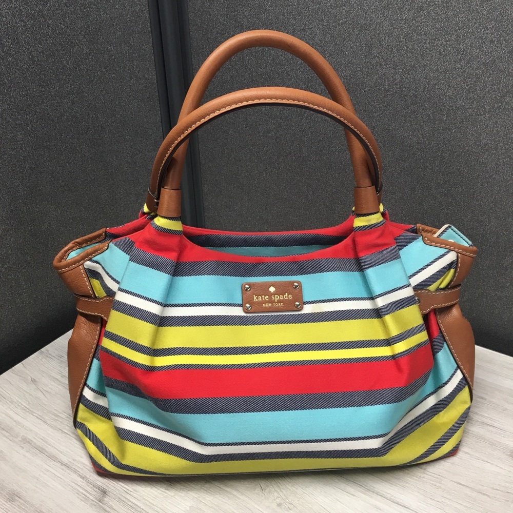🤩 Kate Spade striped Handbag